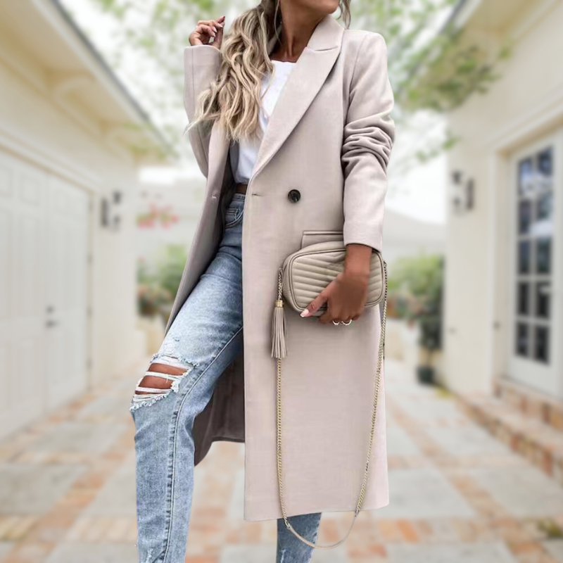 MW | Eleganter und stilvoller langer Mantel