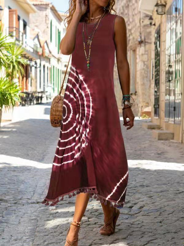 MW | Lässiges und stilvolles ärmelloses Midikleid für den Sommer