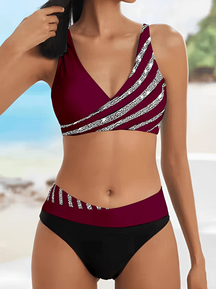 MW | Ami - Gestreifter Luxus-Sommer-Bikini