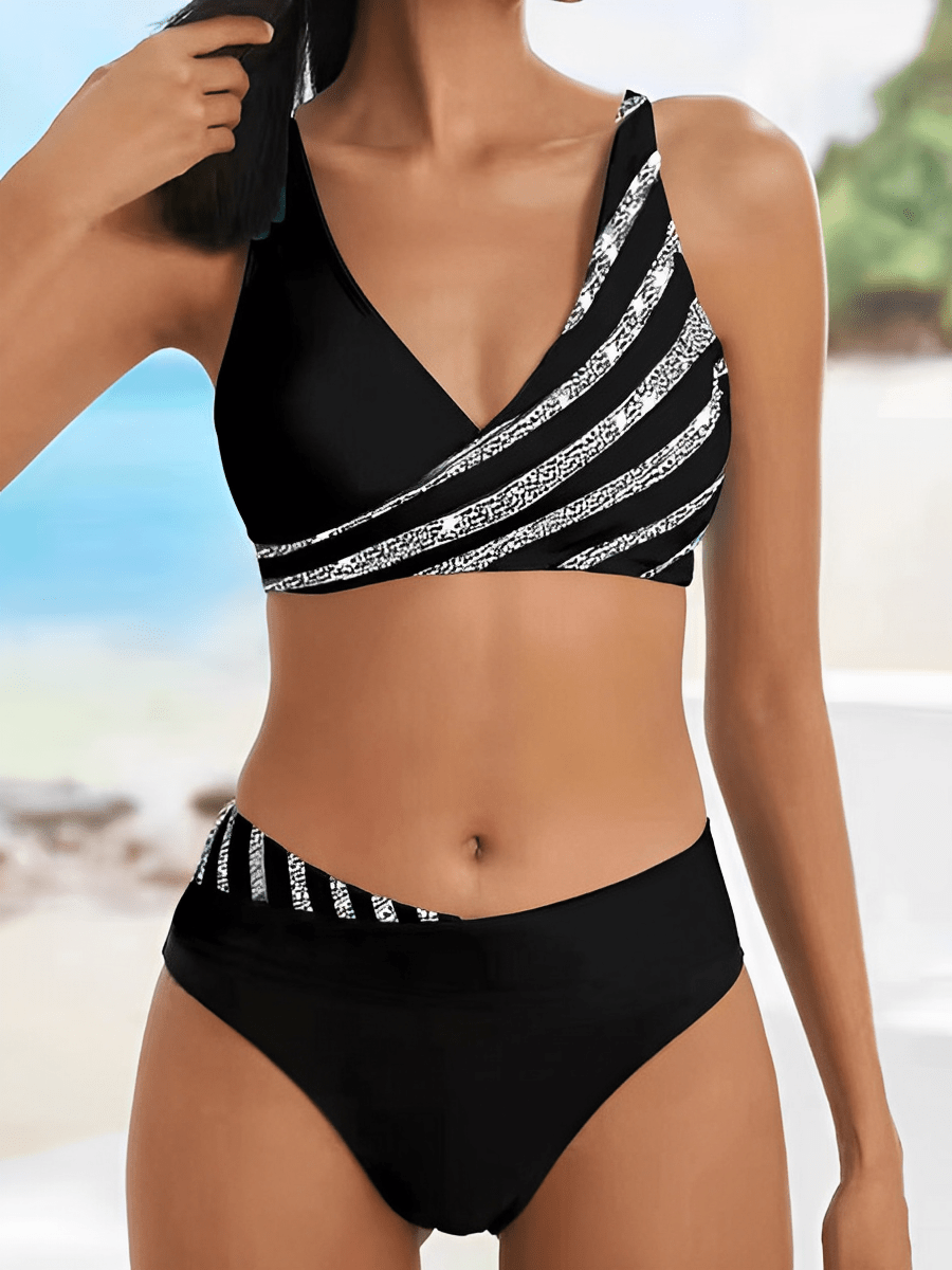 MW | Ami - Gestreifter Luxus-Sommer-Bikini