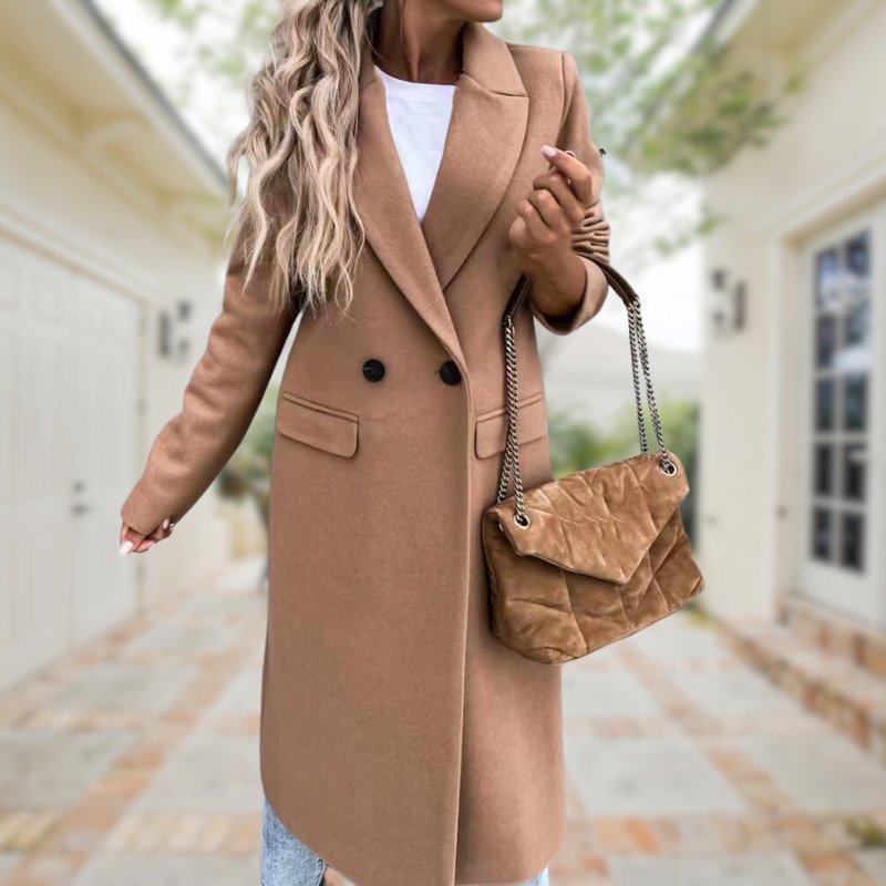 MW | Eleganter und stilvoller langer Mantel