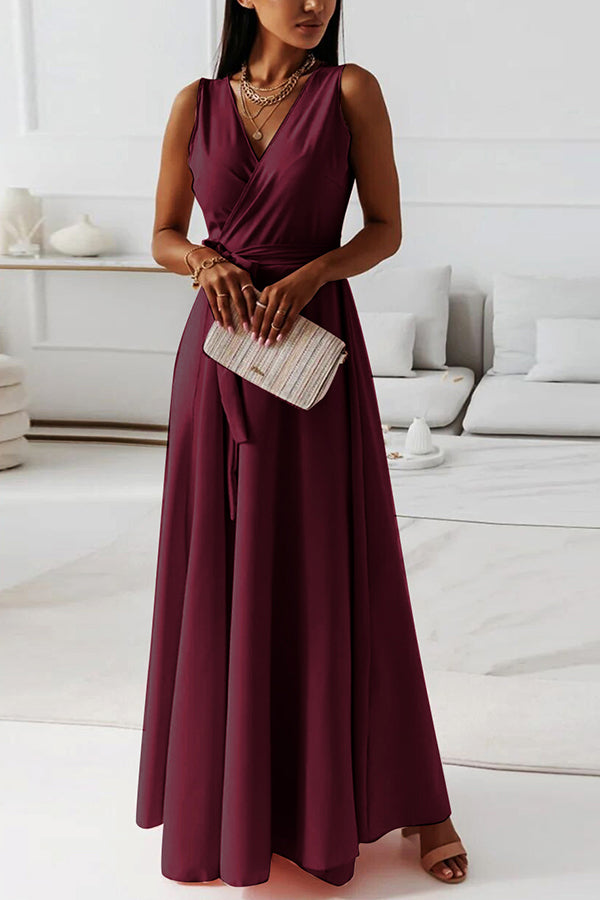 MW | Wickelträger-Maxikleid