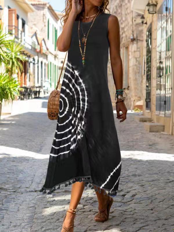 MW | Lässiges und stilvolles ärmelloses Midikleid für den Sommer