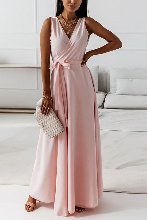 MW | Wickelträger-Maxikleid