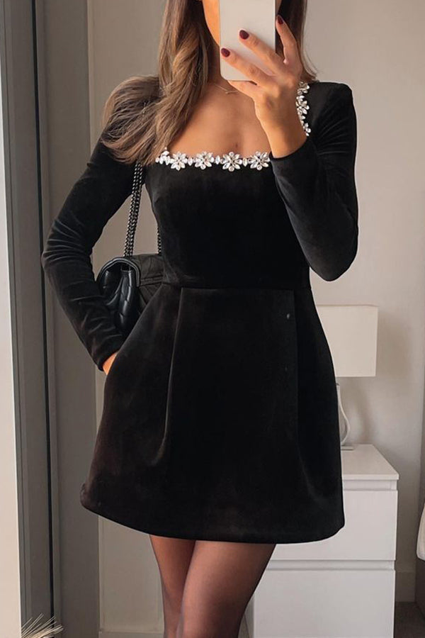 MW | Minikleid aus Samt