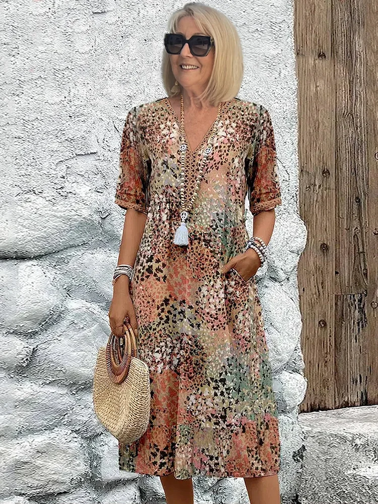 MW | Eleganz und Modernes Midi-Kleid