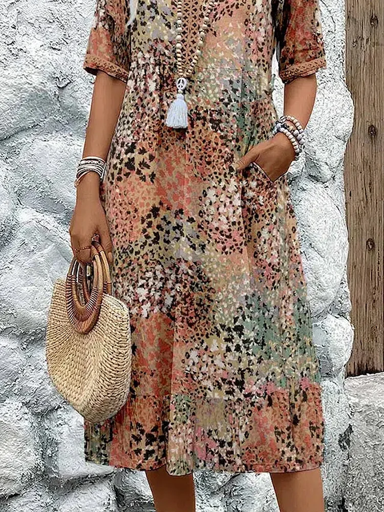 MW | Eleganz und Modernes Midi-Kleid