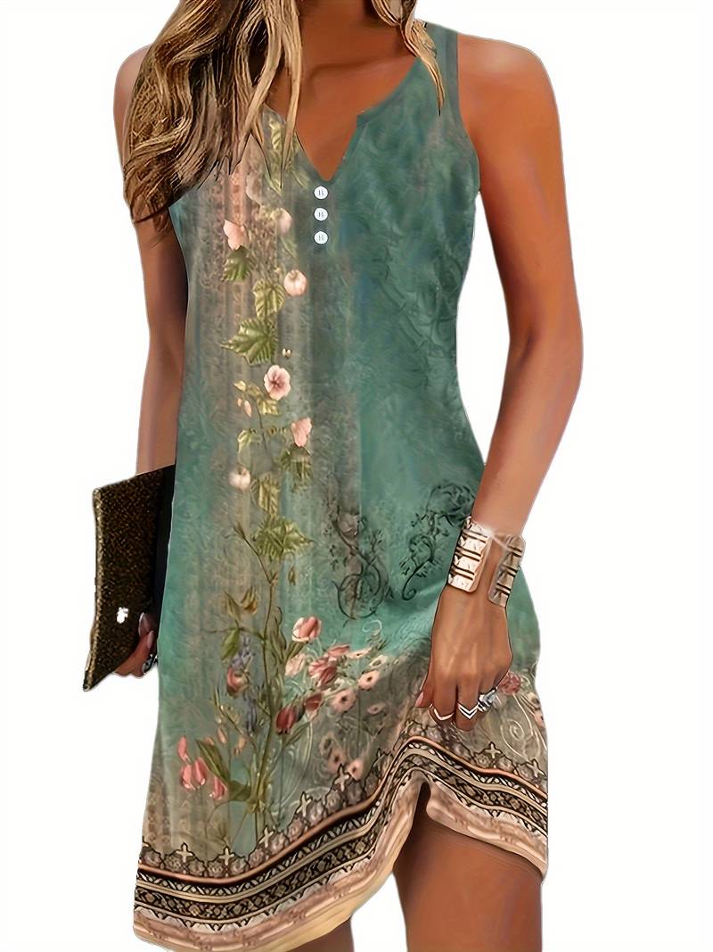 MW | Dahlia™ – Ärmelloses, Bequemes Minikleid