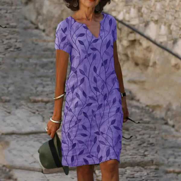 MW | SCHLANKMACHENDES SOMMER-MIDIKLEID