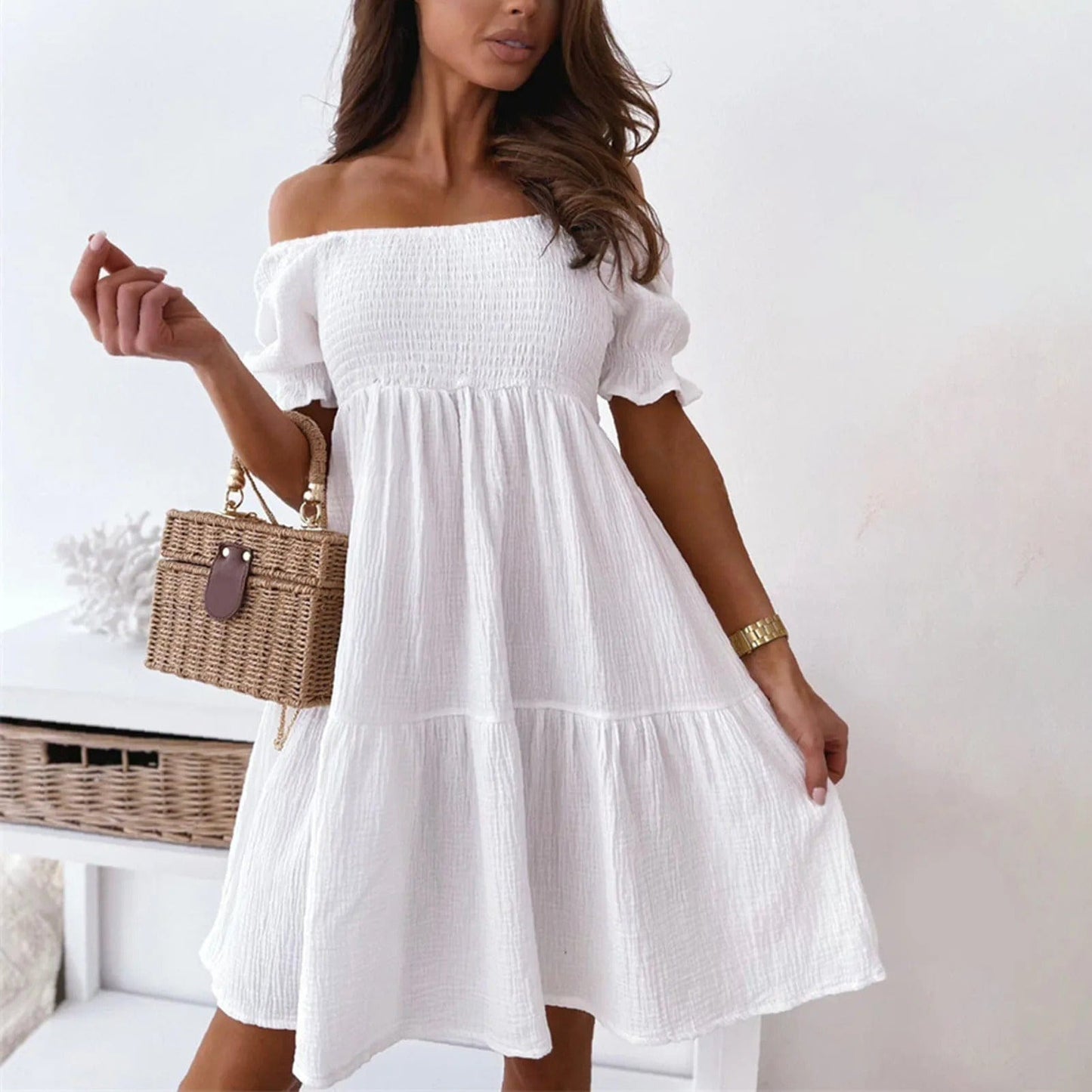 MW | Sexy Rückenfreies Minikleid