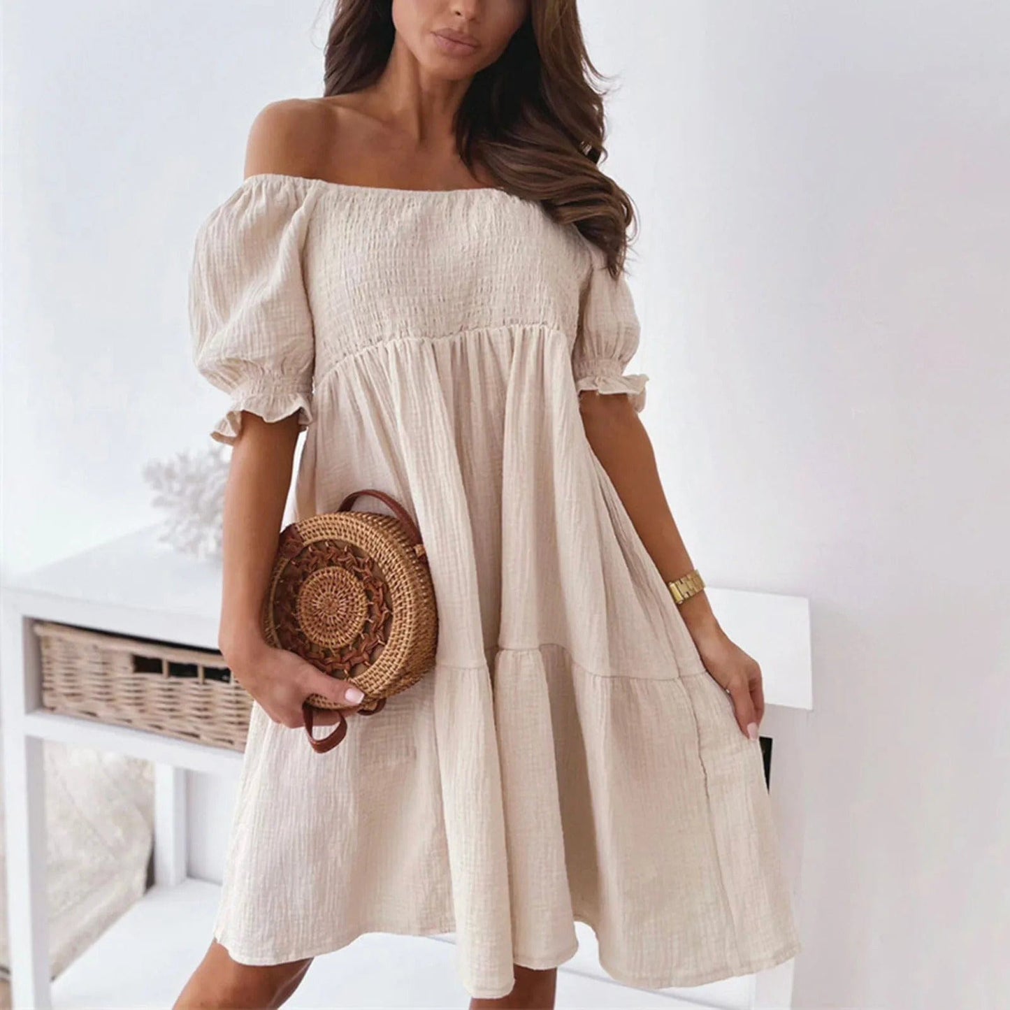 MW | Sexy Rückenfreies Minikleid