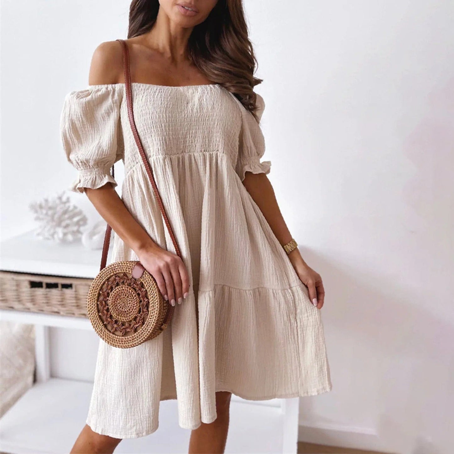MW | Sexy Rückenfreies Minikleid