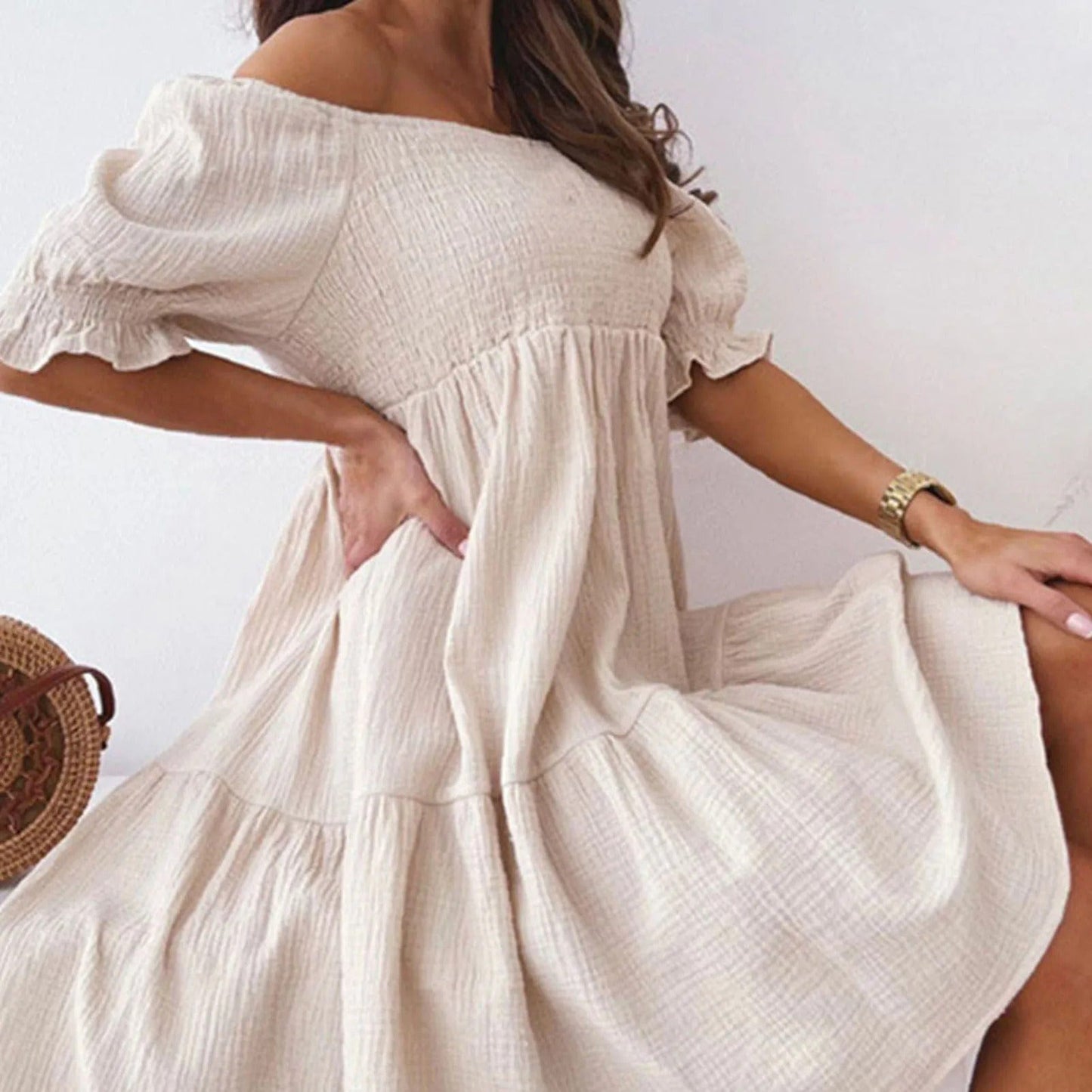 MW | Sexy Rückenfreies Minikleid