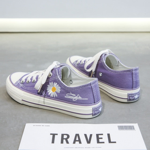 MW | Low Cut mit Blumendruck Sneakers
