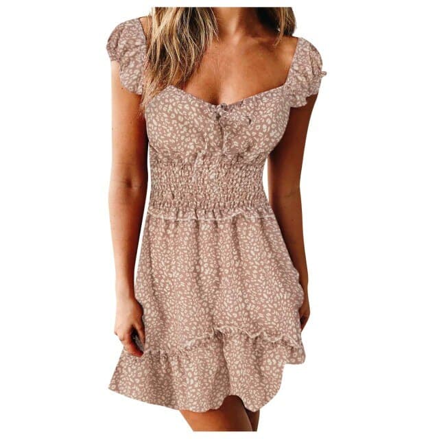 MW | Sommer Sexy Mini Kleid Frauen Weiß Neues Kleid Frauen Sommer Floral Kleid Frauen Alt Heißer Verkauf Vintage