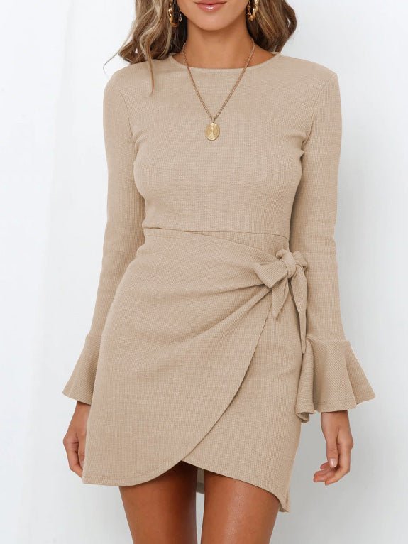MW | Langärmeliges Minikleid mit Rüschen