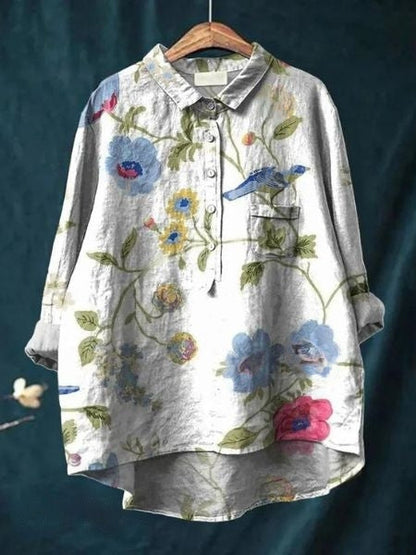 MW | Elegante und vielseitige Blumenbluse