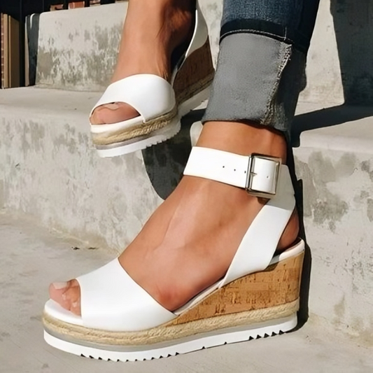 MW | | Elegante Sandalen mit Keilabsatz