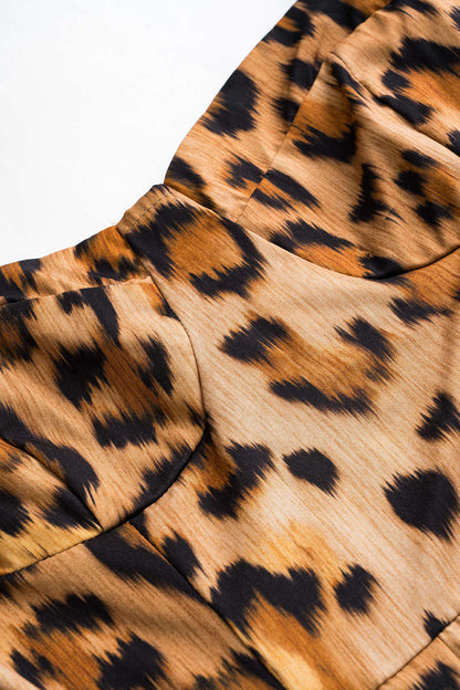 MW | Bold Leopard Print Midikleid