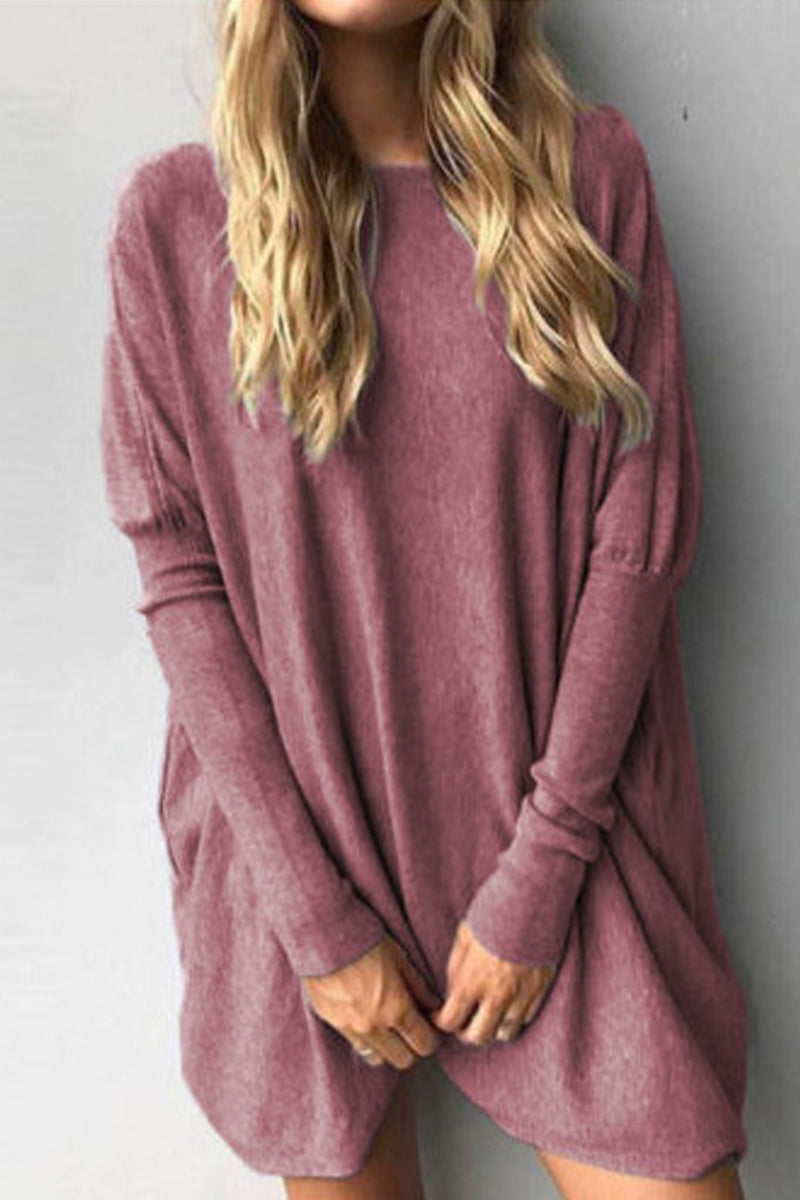 MW | Casual Daily Solid Solid Farbe O Neck T-Shirts (11 Farben)