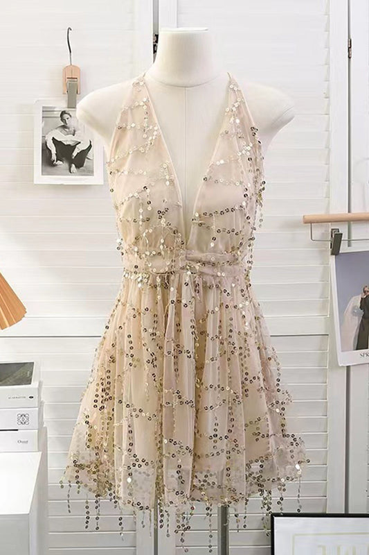 MW | Glitzerndes Minikleid aus Tüll