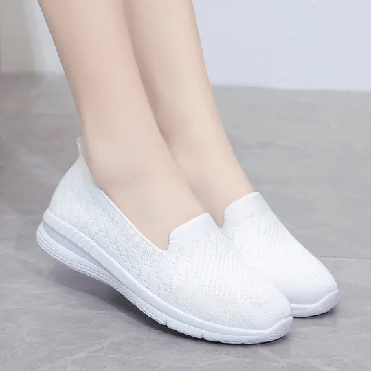 MW | Day 49% OFF-Women's Knitted Stickerei Casual Walking Sneakers