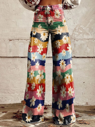 MW | Schicke gemusterte Hose für Frauen