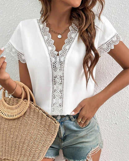 MW | T-Shirt Lace Hole Einfarbig