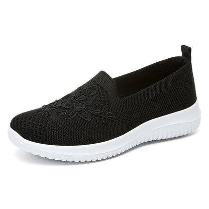MW | Day 49% OFF-Women's Knitted Stickerei Casual Walking Sneakers