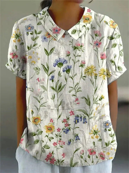 MW | Bluse mit Blumendruck für Frauen