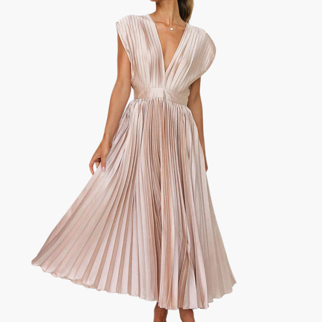 MW | Florales Midikleid mit Puffärmeln