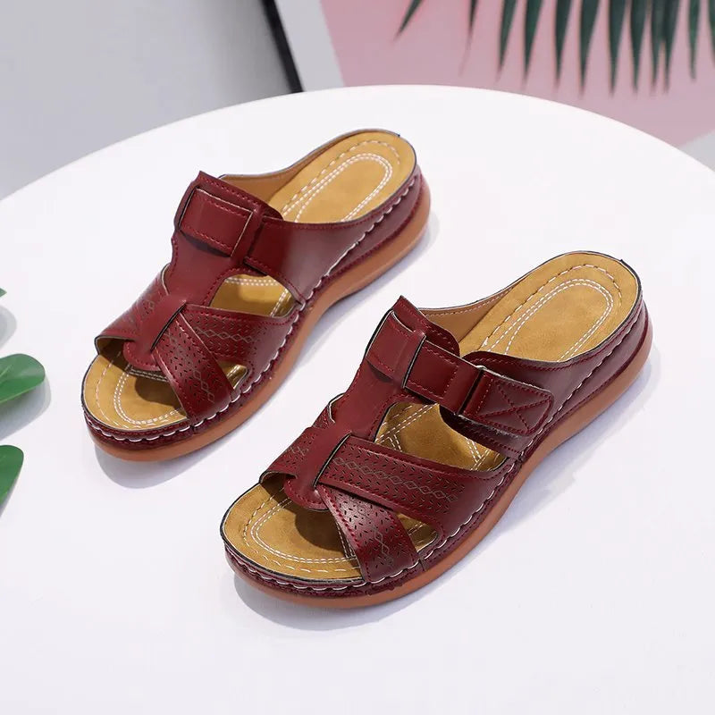 MW | | Orthopädische rutschfeste Ledersandalen