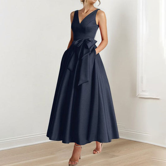 MW | Smooth Vintage ärmelloses Maxikleid