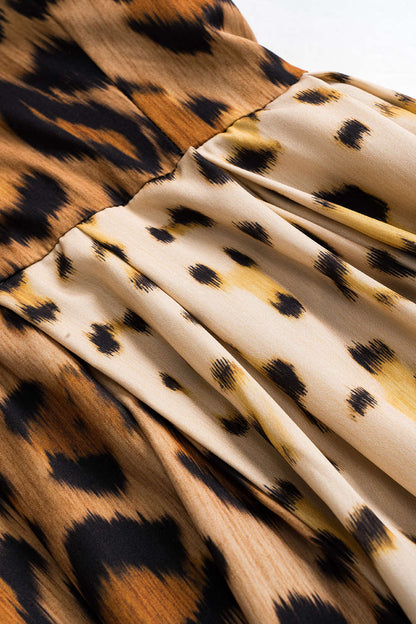 MW | Bold Leopard Print Midikleid