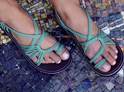 MW | | Bunte Strandsandalen