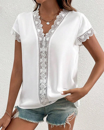 MW | T-Shirt Lace Hole Einfarbig