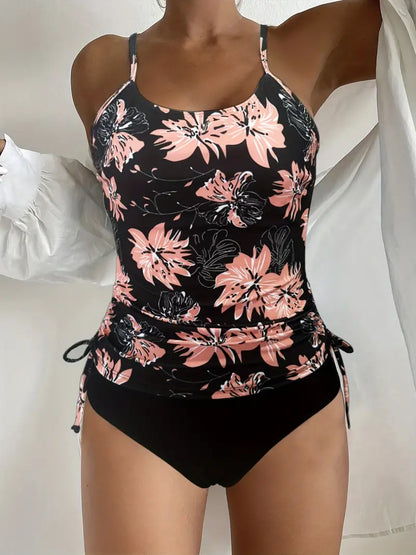 MW | Stilvoller Bikini mit Blumenmuster