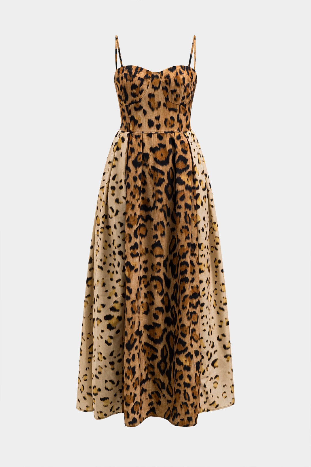 MW | Bold Leopard Print Midikleid