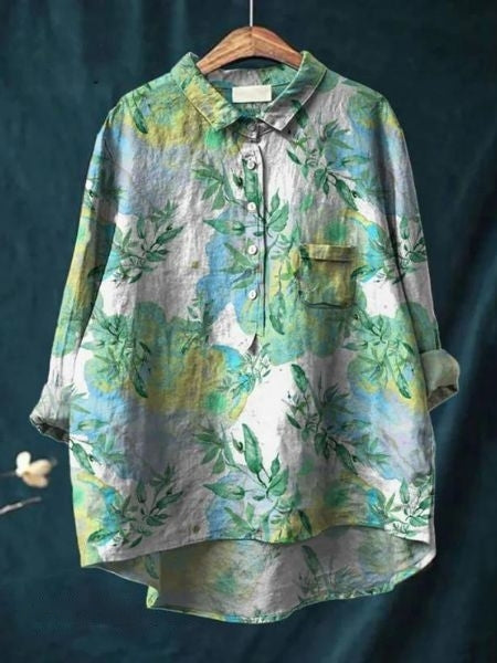 MW | Elegante und vielseitige Blumenbluse