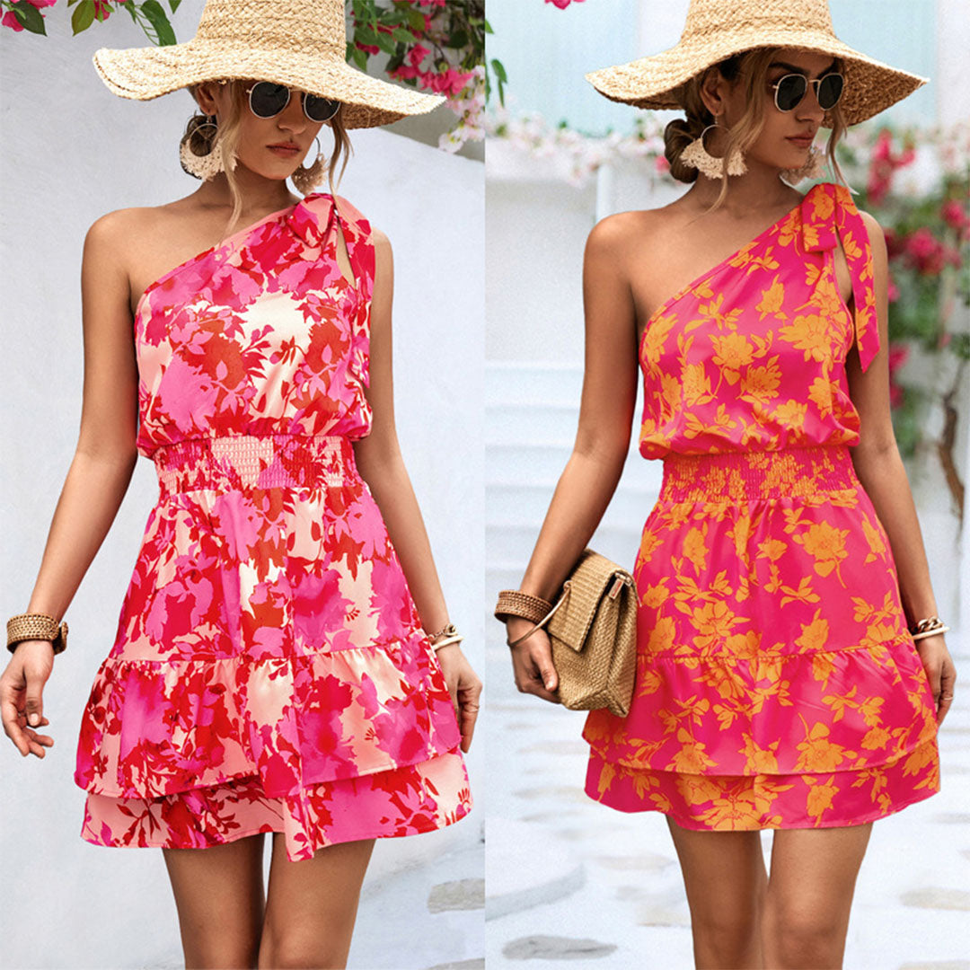 MW | Sommer-Minikleid mit einer Schulter