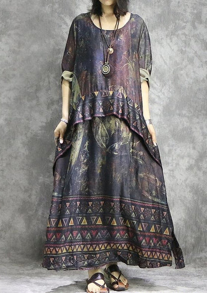 MW | Schöne mit weitem Bein Hosen Seide Kleidung Frauen stilvolle Shirts rot druckt Tunika Kleid Sommer zwei Stücke