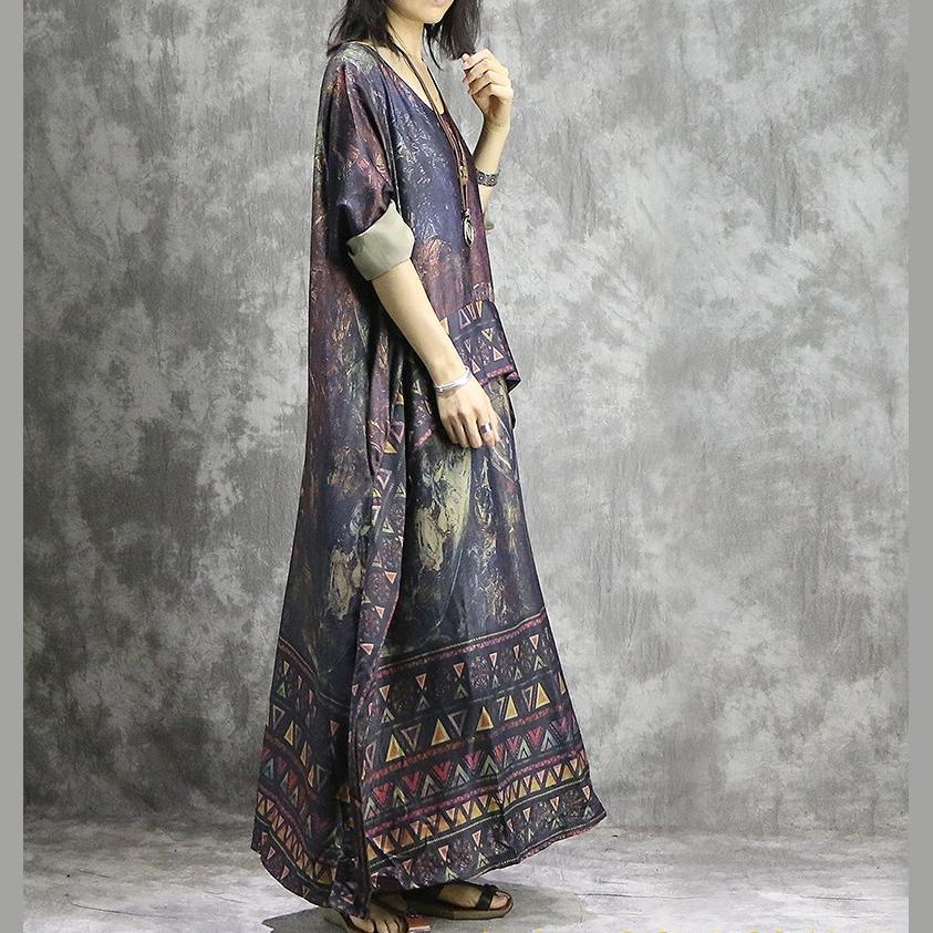 MW | Schöne mit weitem Bein Hosen Seide Kleidung Frauen stilvolle Shirts rot druckt Tunika Kleid Sommer zwei Stücke