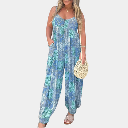 MW | Damen Sommer Jumpsuit im Boho-Stil