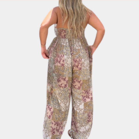 MW | Damen Sommer Jumpsuit im Boho-Stil