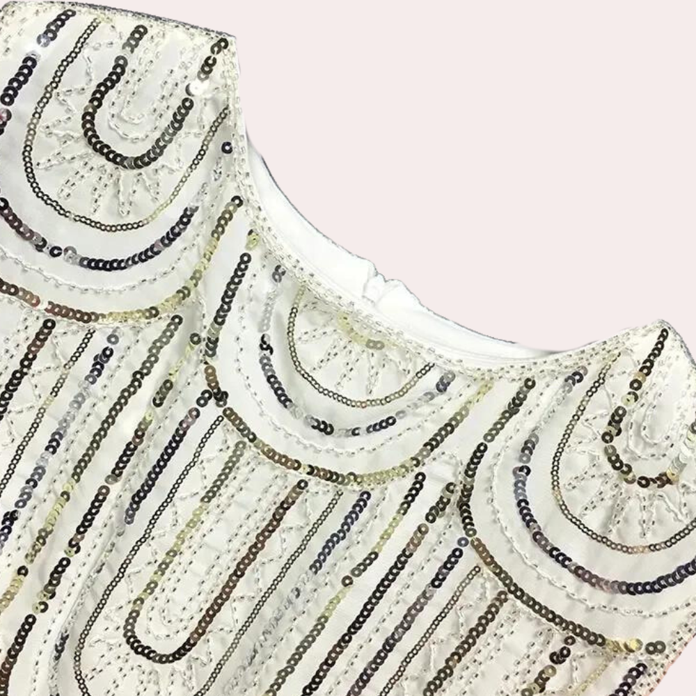 MW | Glamouröses Pailletten-Sommer-Minikleid für Frauen