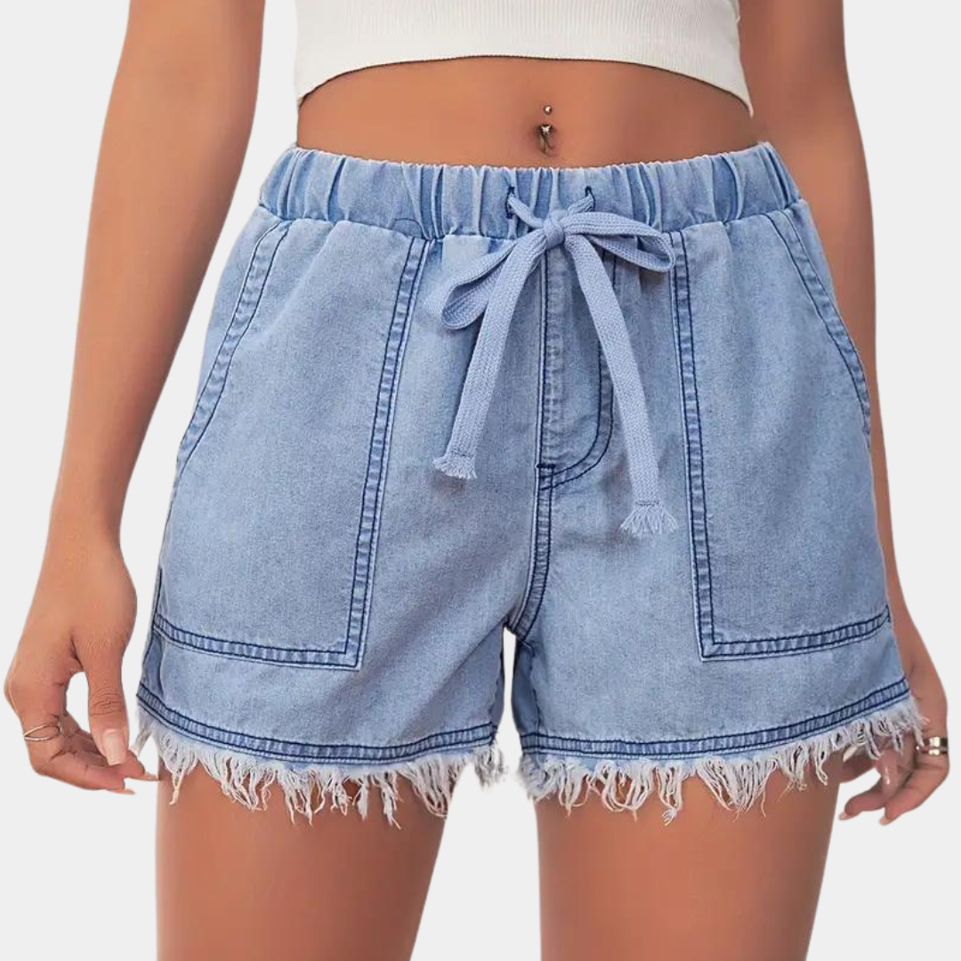 MW | Shorts für Frauen mit Golfsaum und Kordelzug