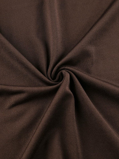 MW | Vintage Braunes Slip-Minikleid