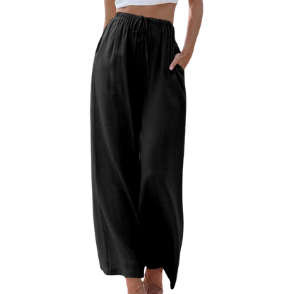 MW | Hose mit hoher Taille und weitem Bein