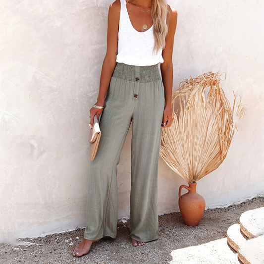 MW | Lockere Hose mit hoher Taille