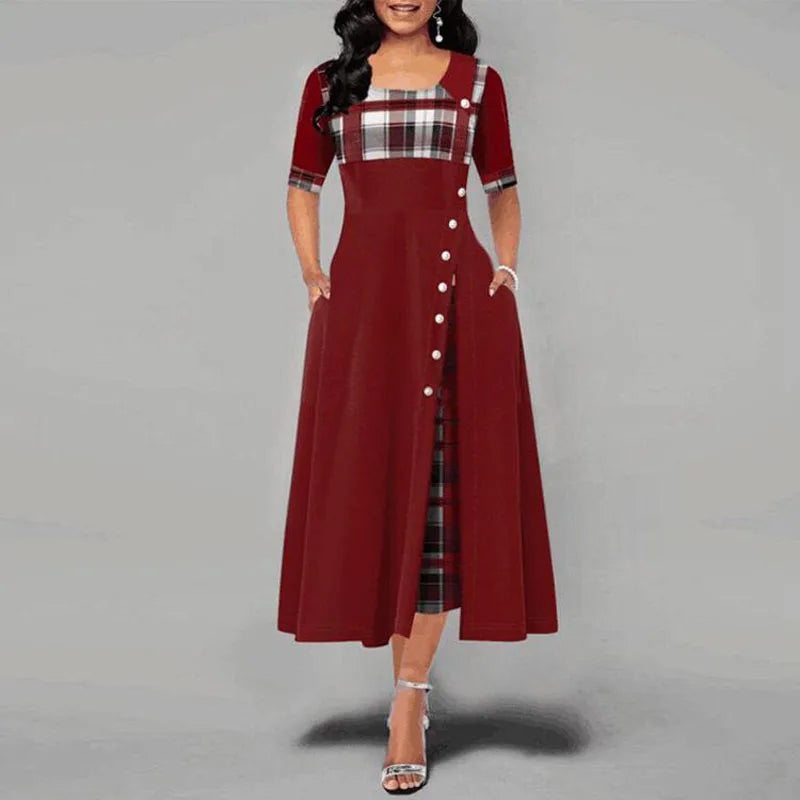 MW | Kleid mit Knopfdetails